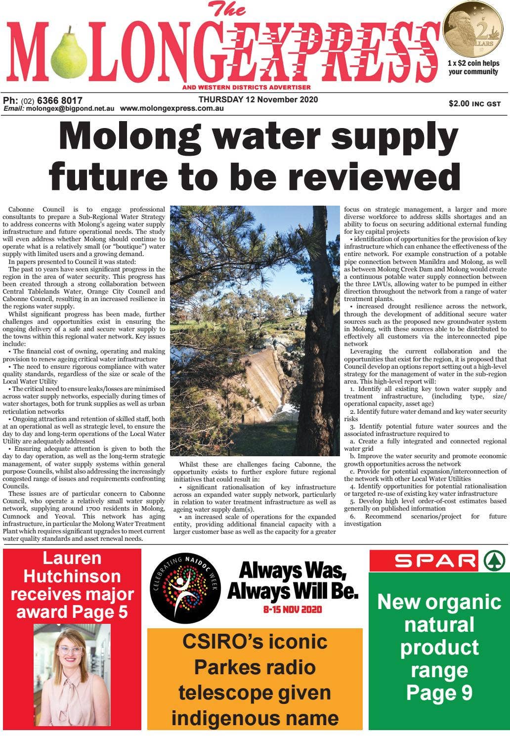 Molong Express 12 December 2020 by Molong Express - Issuu