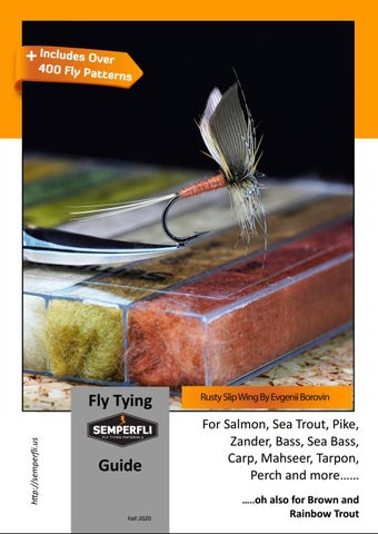 Semperfli 2021 Fly Tying Materials & Fly Suggestions by Semperfli