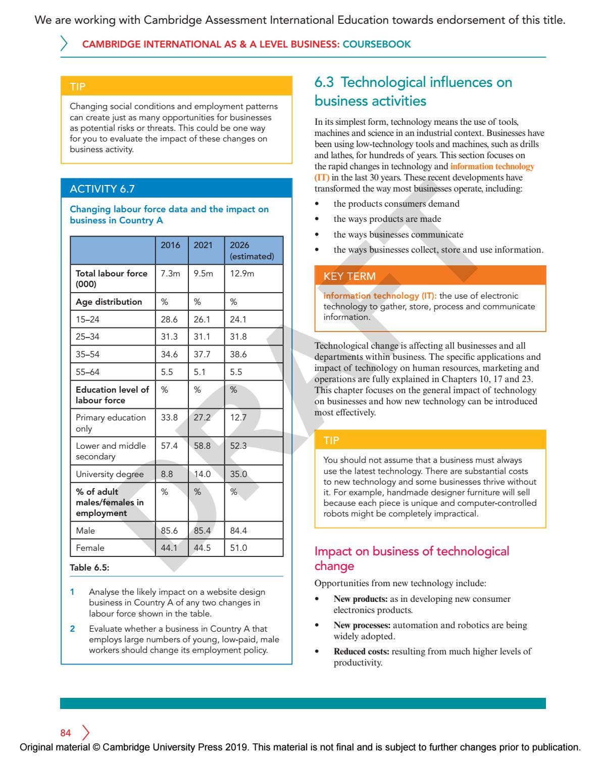 Cambridge International AS & A Level Business Course Book Sample by ...