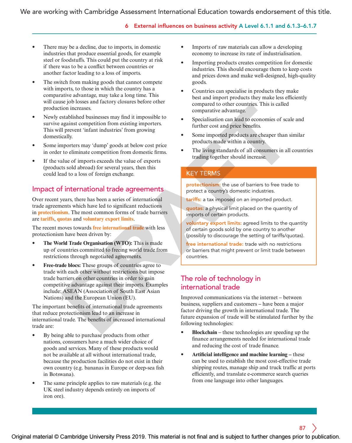Cambridge International AS & A Level Business Course Book Sample by ...
