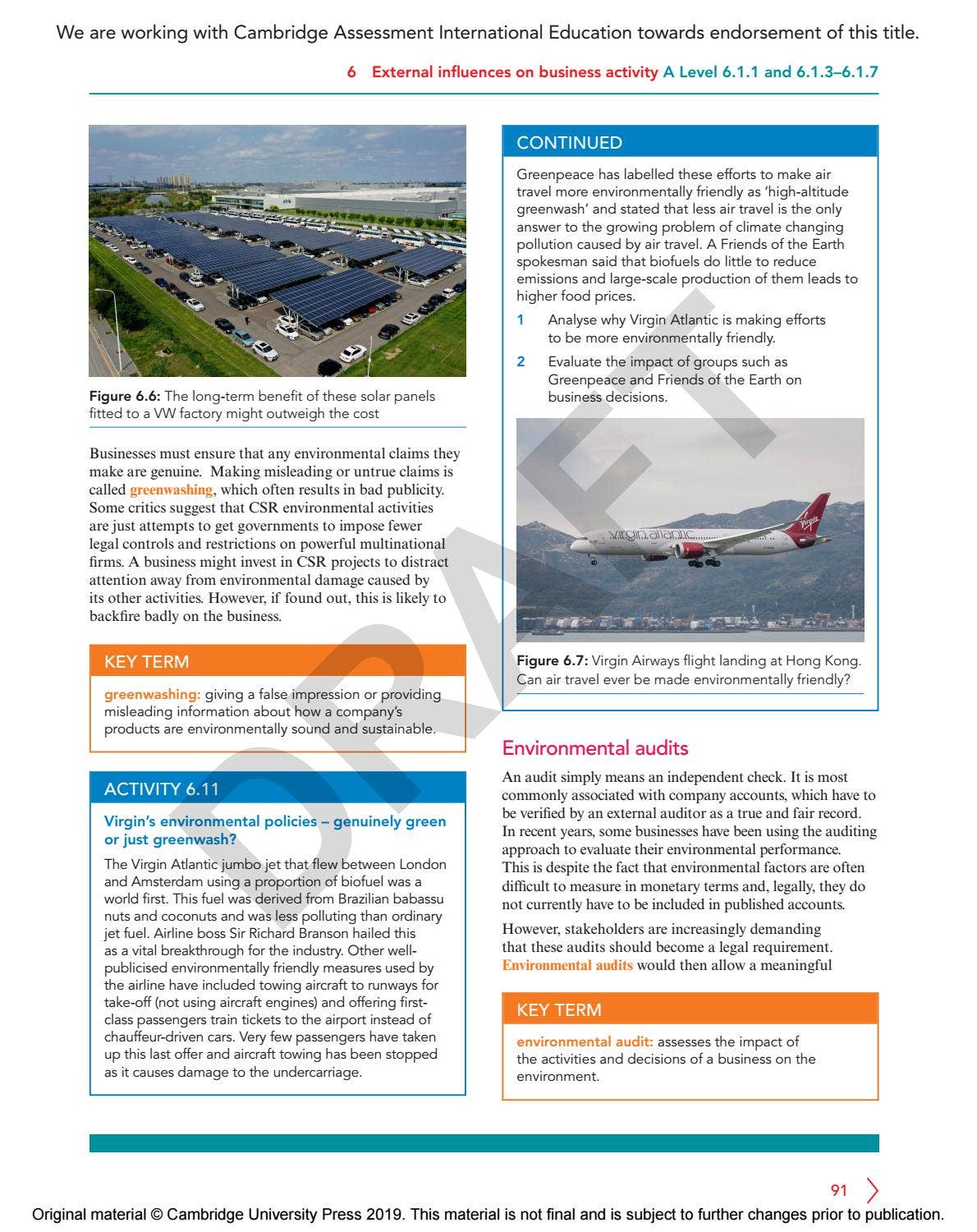 Cambridge International AS & A Level Business Course Book Sample by ...