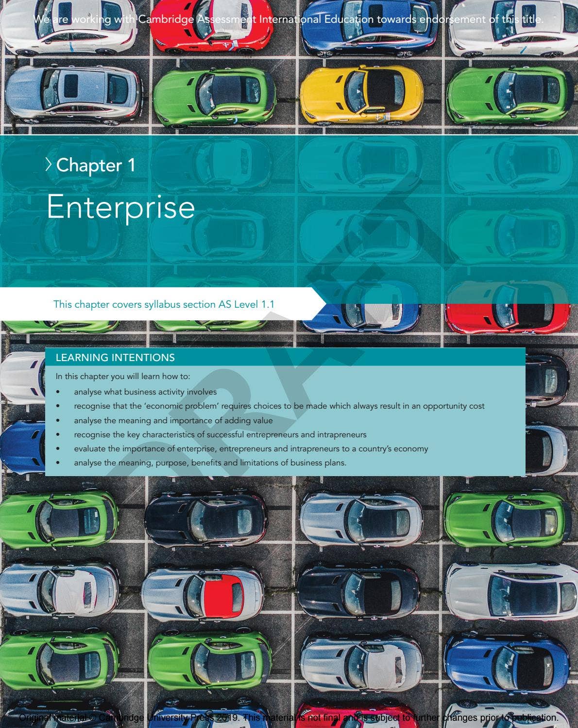 Cambridge International AS & A Level Business Course Book Sample by ...