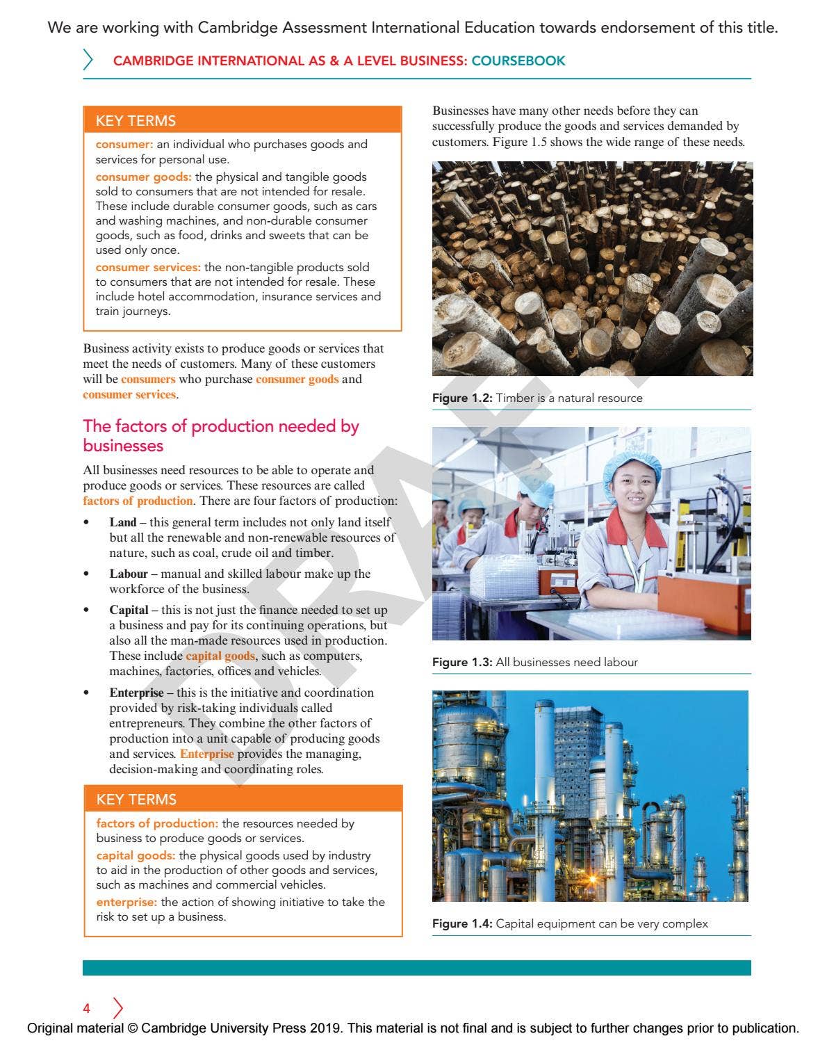 Cambridge International AS & A Level Business Course Book Sample by ...