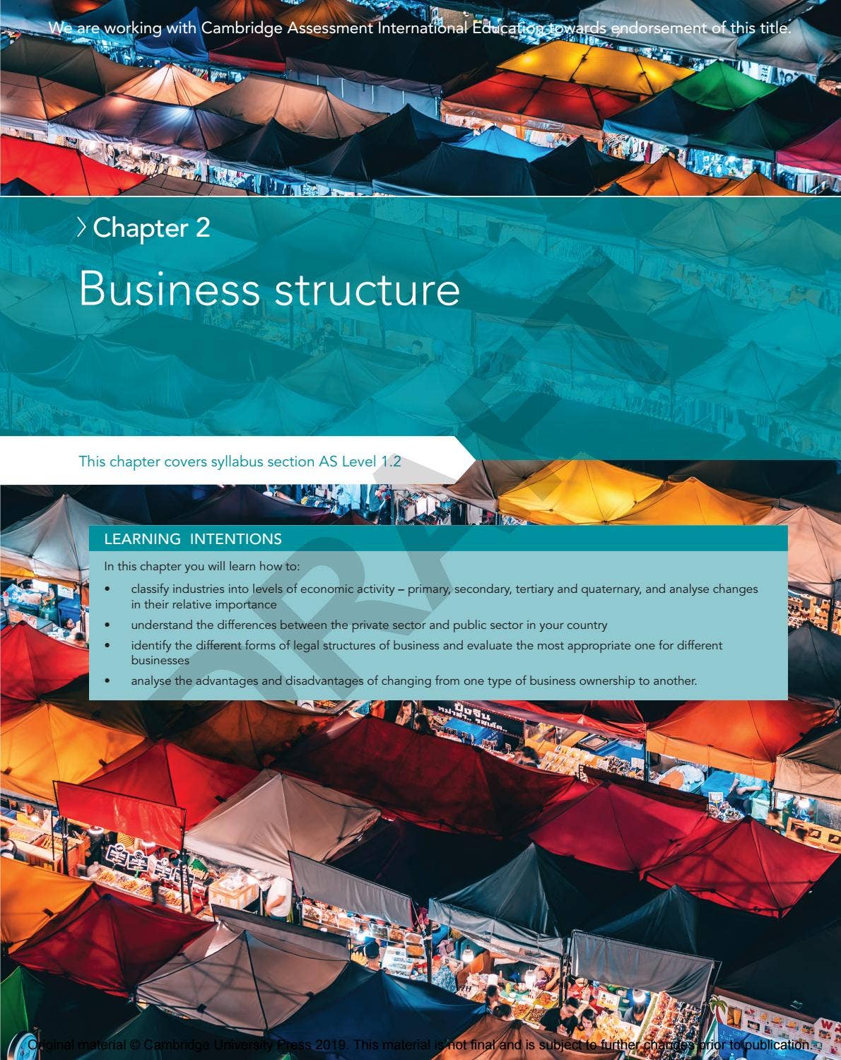 Cambridge International AS & A Level Business Course Book Sample by ...