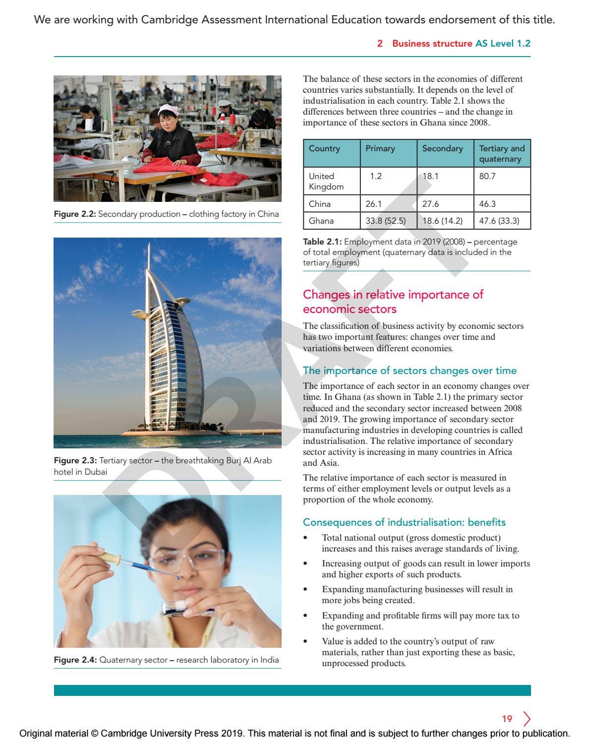 Cambridge International AS & A Level Business Course Book Sample by ...