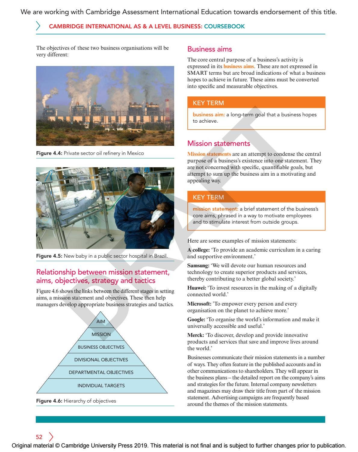 Cambridge International AS & A Level Business Course Book Sample by ...