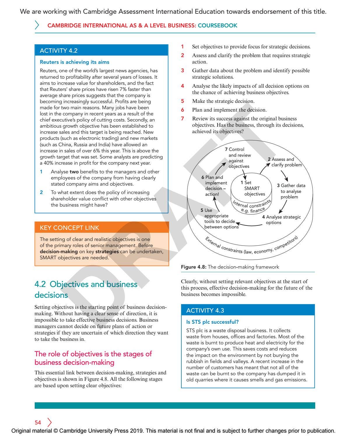 Cambridge International AS & A Level Business Course Book Sample by ...