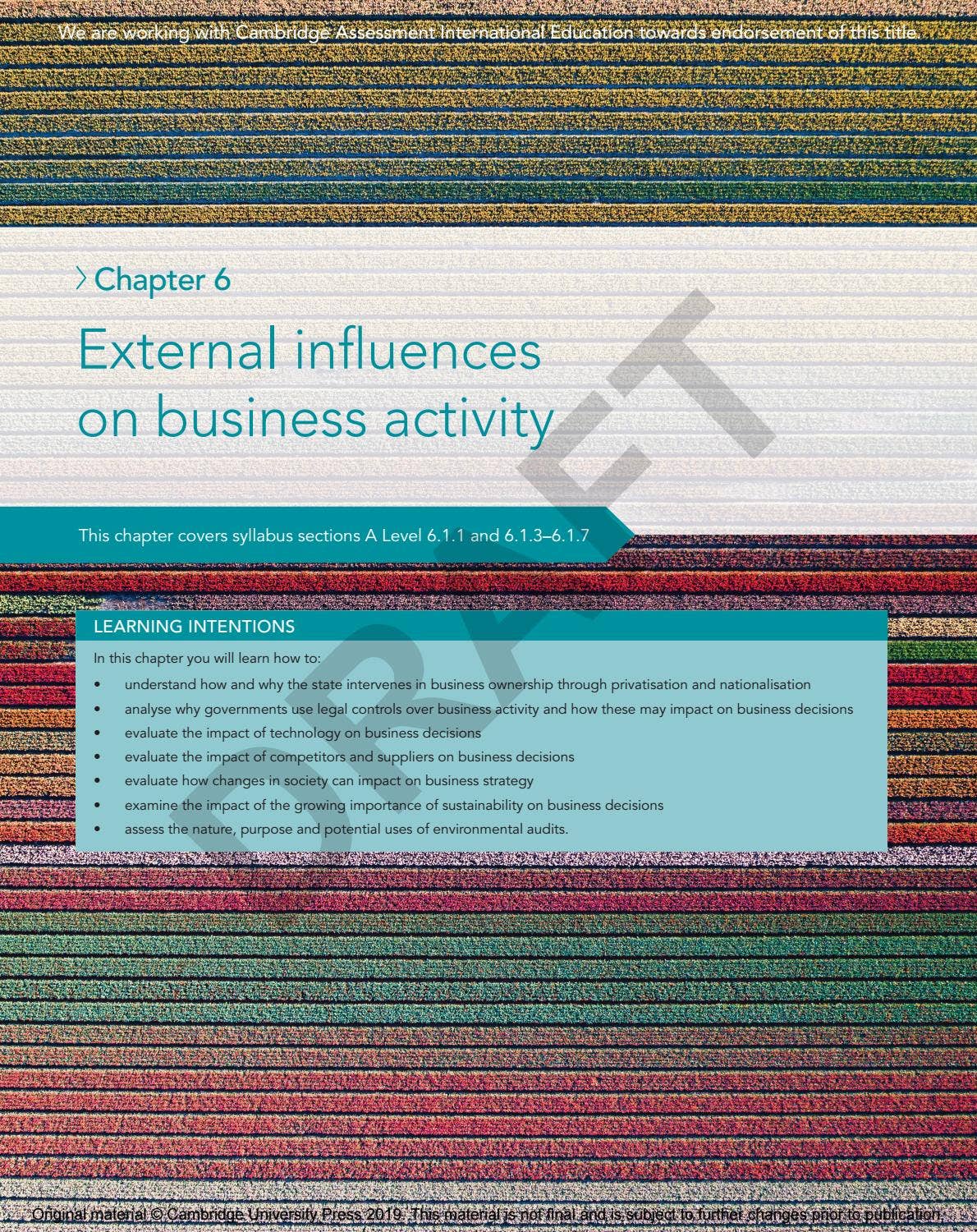 Cambridge International AS & A Level Business Course Book Sample by ...