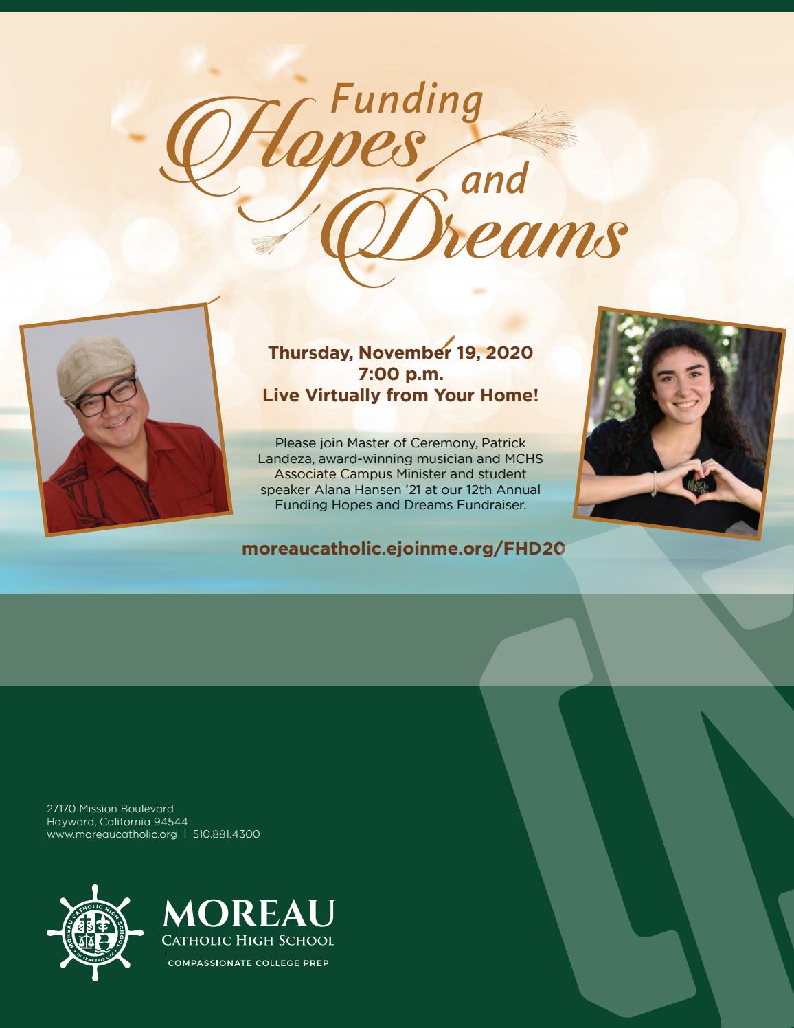 20192020 Moreau Catholic Annual Report by Moreau Catholic High School