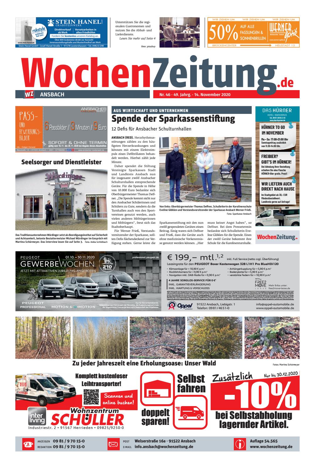 Wochenzeitung Ansbach Kw 46 By Wochenzeitung Sonntagszeitung Issuu