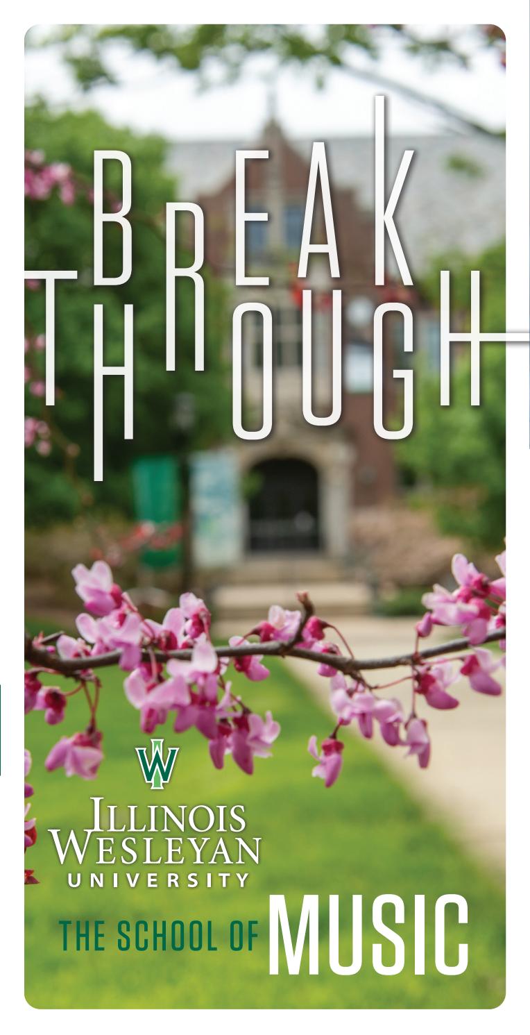 School of Music brochure by Illinois Wesleyan University Issuu