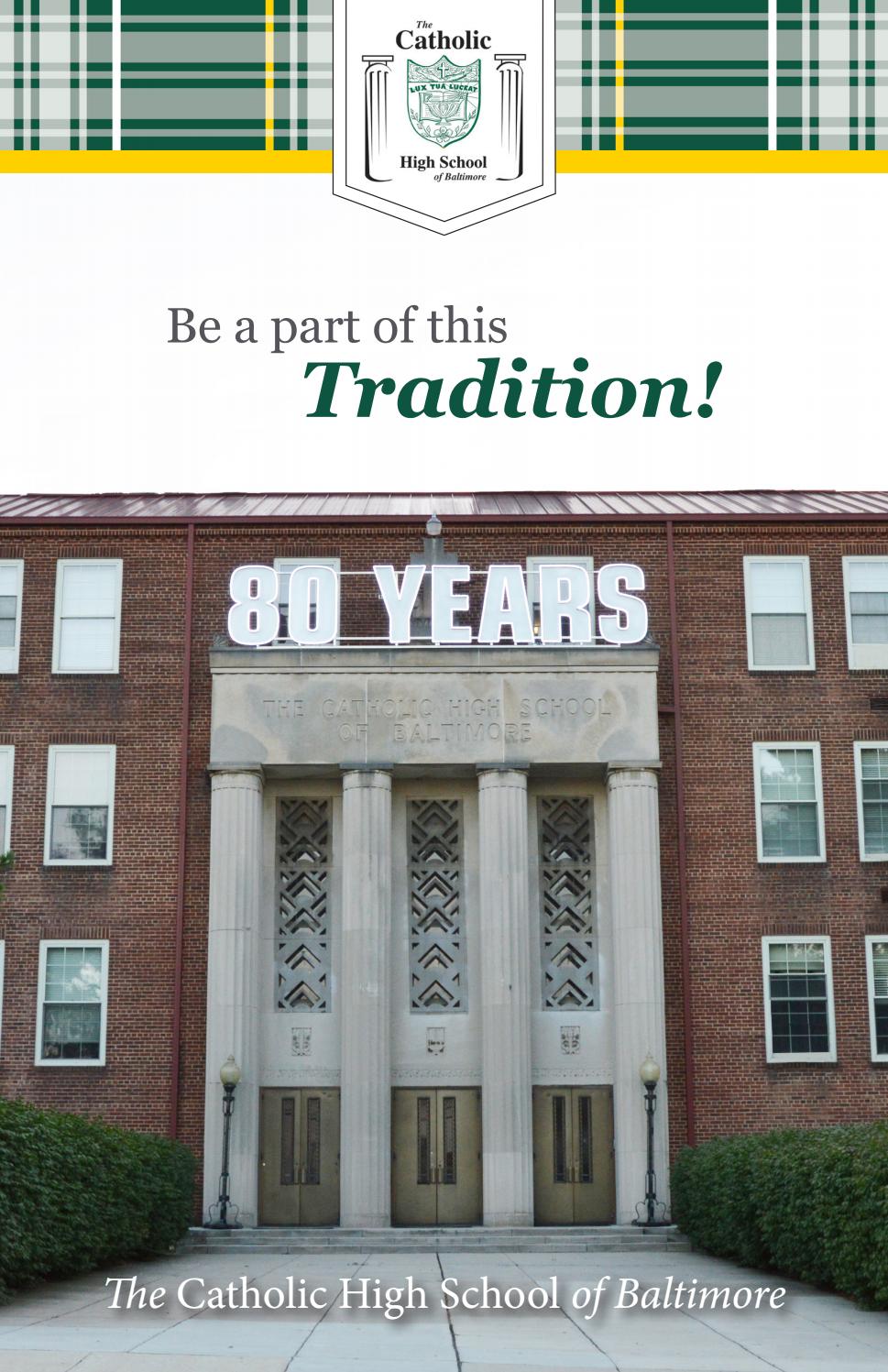 Catholic High Admissions Viewbook 20202021 by The Catholic High School