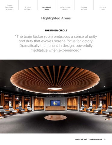 Targetti Case Study - The Chase Center Arena, San Francisco, CA. 第 4 页