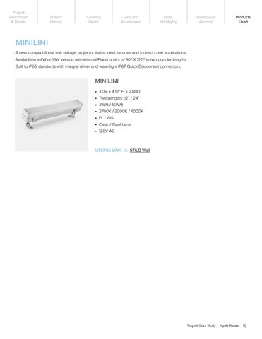 Targetti Case Study - Hyatt 家居 (formerly Cook County 医疗 ), Chicago, IL 第 10 页