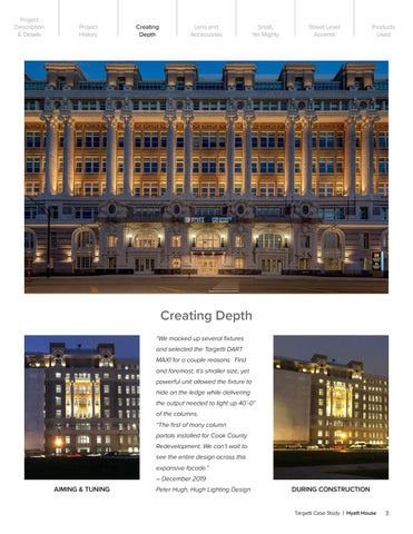 Targetti Case Study - Hyatt 家居 (formerly Cook County 医疗 ), Chicago, IL 第 3 页
