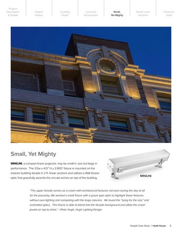 Targetti Case Study - Hyatt 家居 (formerly Cook County 医疗 ), Chicago, IL 第 5 页