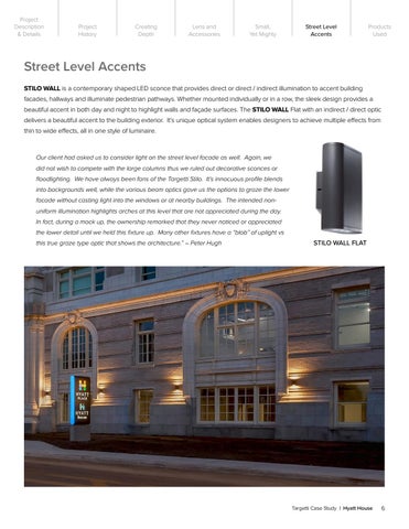Targetti Case Study - Hyatt 家居 (formerly Cook County 医疗 ), Chicago, IL 第 6 页