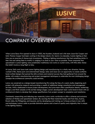 Lusive Company Portfolio 第 2 页