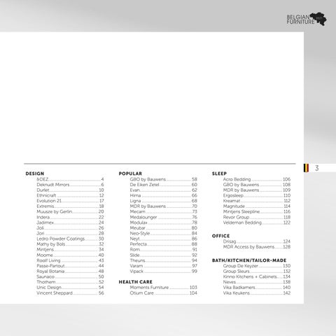 比利时 家具 Directory 2021 - NL 第 5 页
