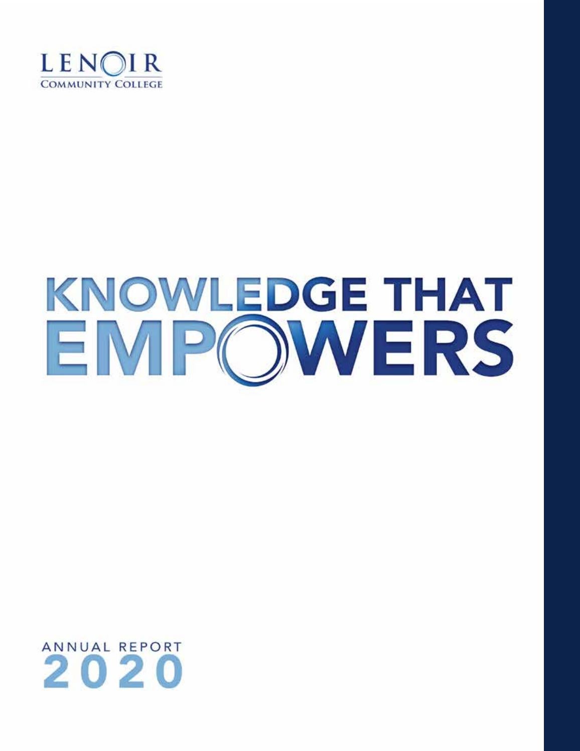 Annual Report 2020 by Lenoir Community College - Issuu
