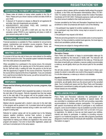 Plano Parks And Recreation Winter 2021 Catalog By Plano Parks And Recreation Issuu