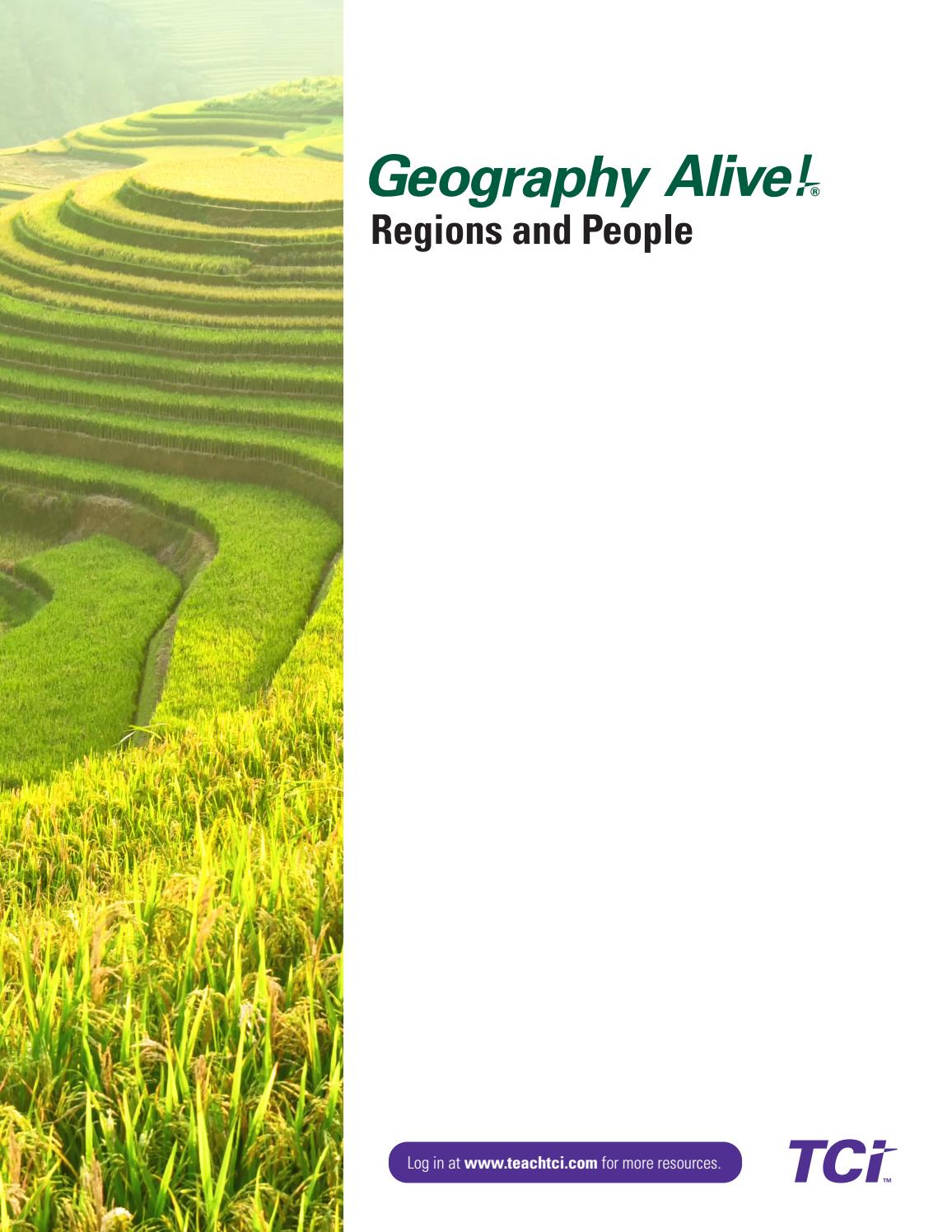 Geography Alive! Regions of Our People Sample by Teachers' Curriculum