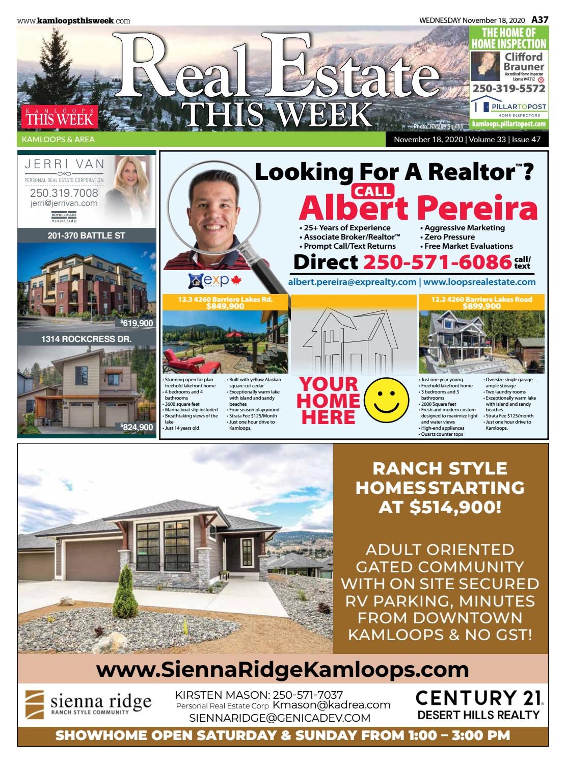 Kamloops Real Estate November 18, 2020 by KamloopsThisWeek Issuu