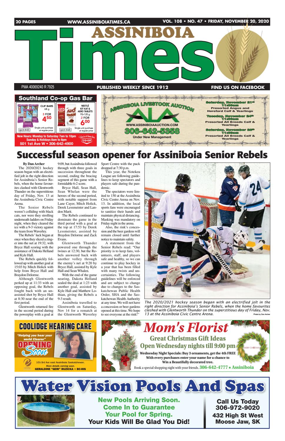Assiniboia Times November 20 2020 By Assiniboia Times Issuu