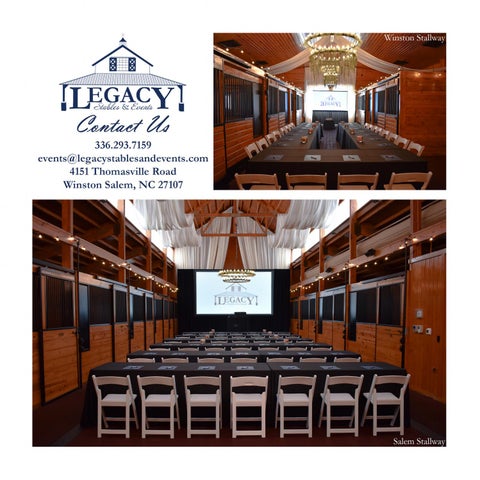 Legacy Stables and Events New Corporate Spaces 家具手册 11182020 第 12 页