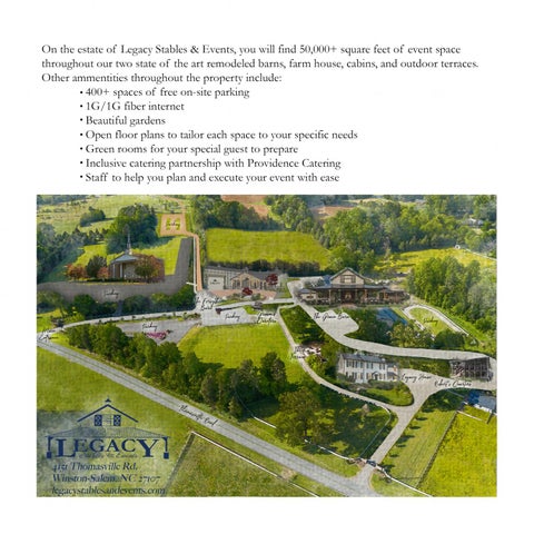 Legacy Stables and Events New Corporate Spaces 家具手册 11182020 第 3 页