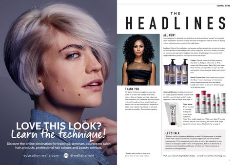 Capital Hair & Beauty 灯饰目录 · The Capital Cut | 冬季 2020 第 4 页