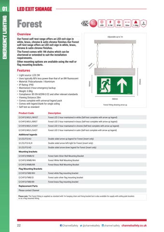 TGDH 灯饰目录 · Channel - The Safety 册 - 版 10 - Ireland 第 22 页