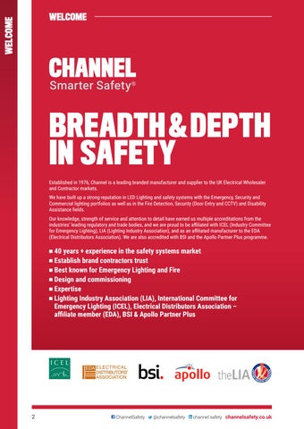 TGDH 灯饰目录 · Channel - The Safety 册 - 版 10 - Ireland 第 2 页
