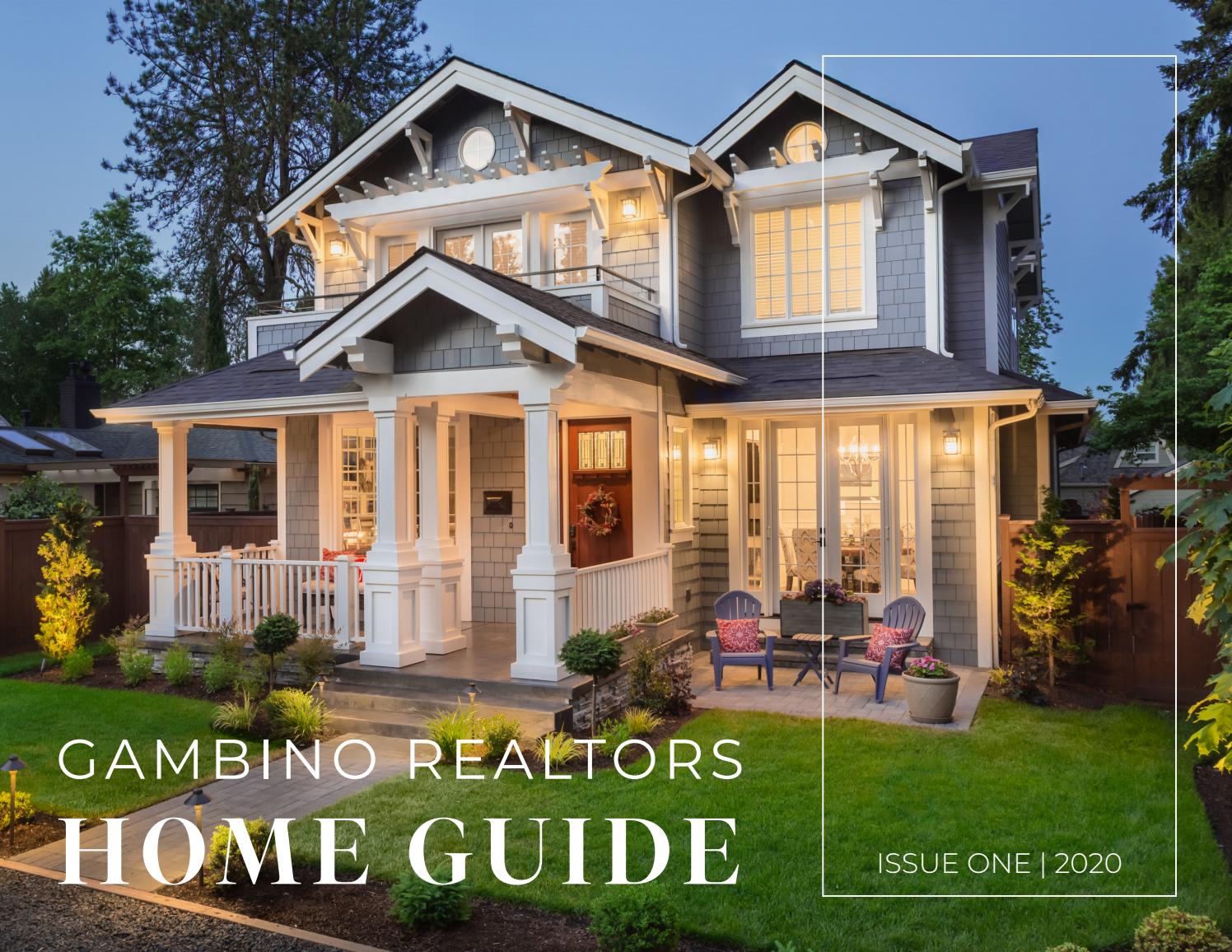 Gambino Realtors Home Guide Issue One 2020 by Gambino Realtors Issuu