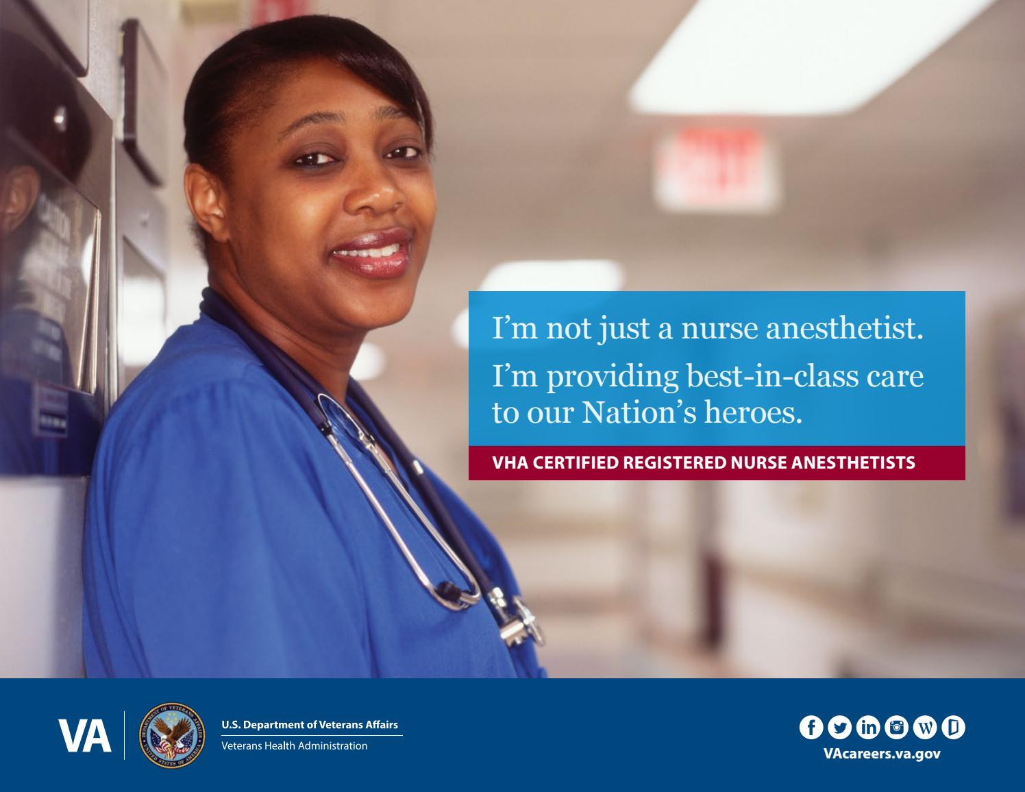 Certified Registered Nurse Anesthetist Careers at VA by vacareers Issuu