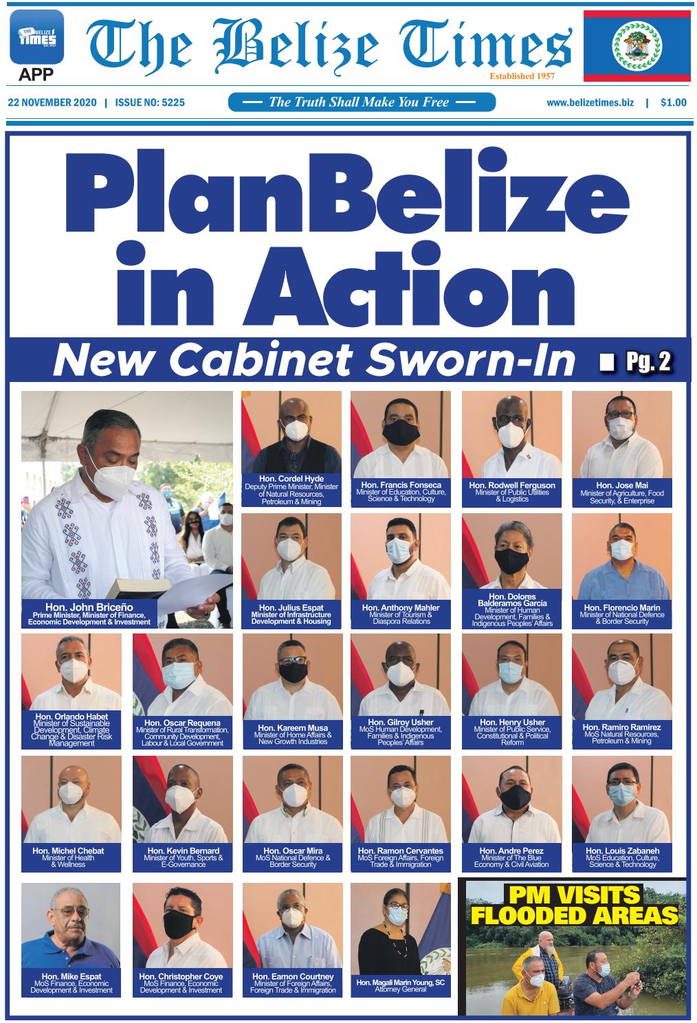 Belize Times November 22, 2020 PlanBelize in Action by Belize Times