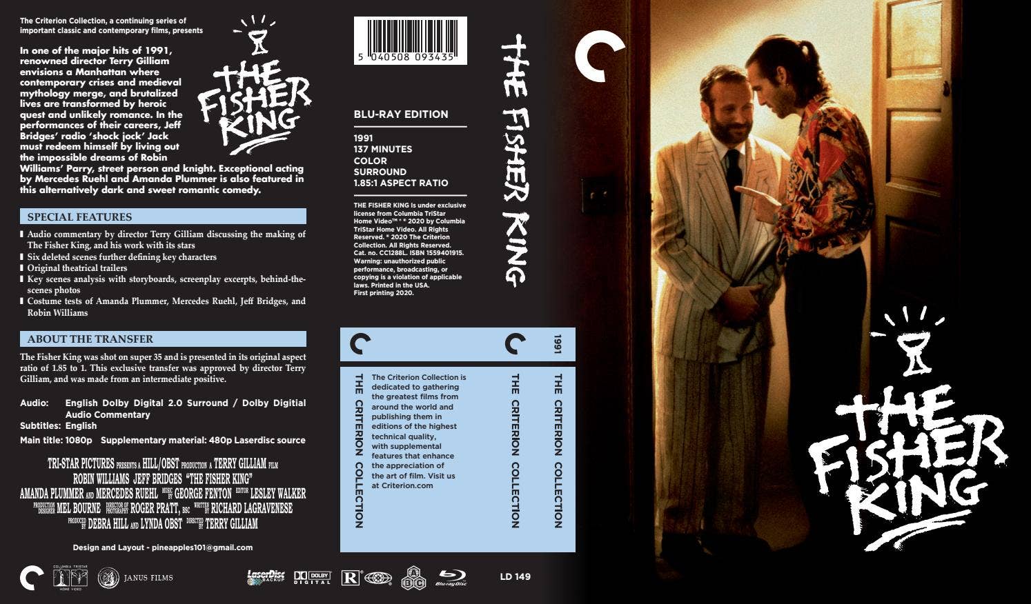 The Fisher King - Criterion Collection Laserdisc Preservation by 