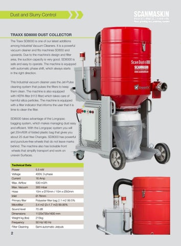 Traxx Dust and Slurry Control - 家具目录 Section 第 2 页
