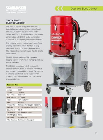 Traxx Dust and Slurry Control - 家具目录 Section 第 3 页
