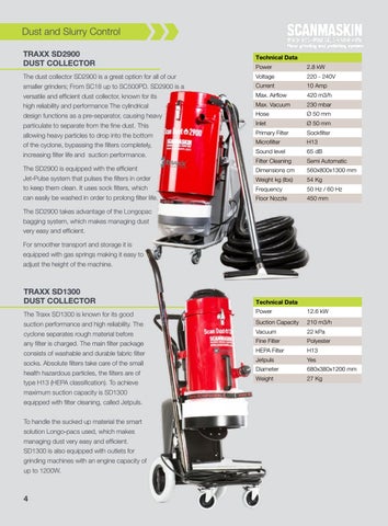 Traxx Dust and Slurry Control - 家具目录 Section 第 4 页
