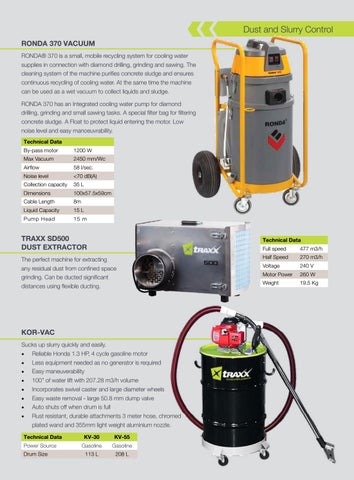 Traxx Dust and Slurry Control - 家具目录 Section 第 7 页