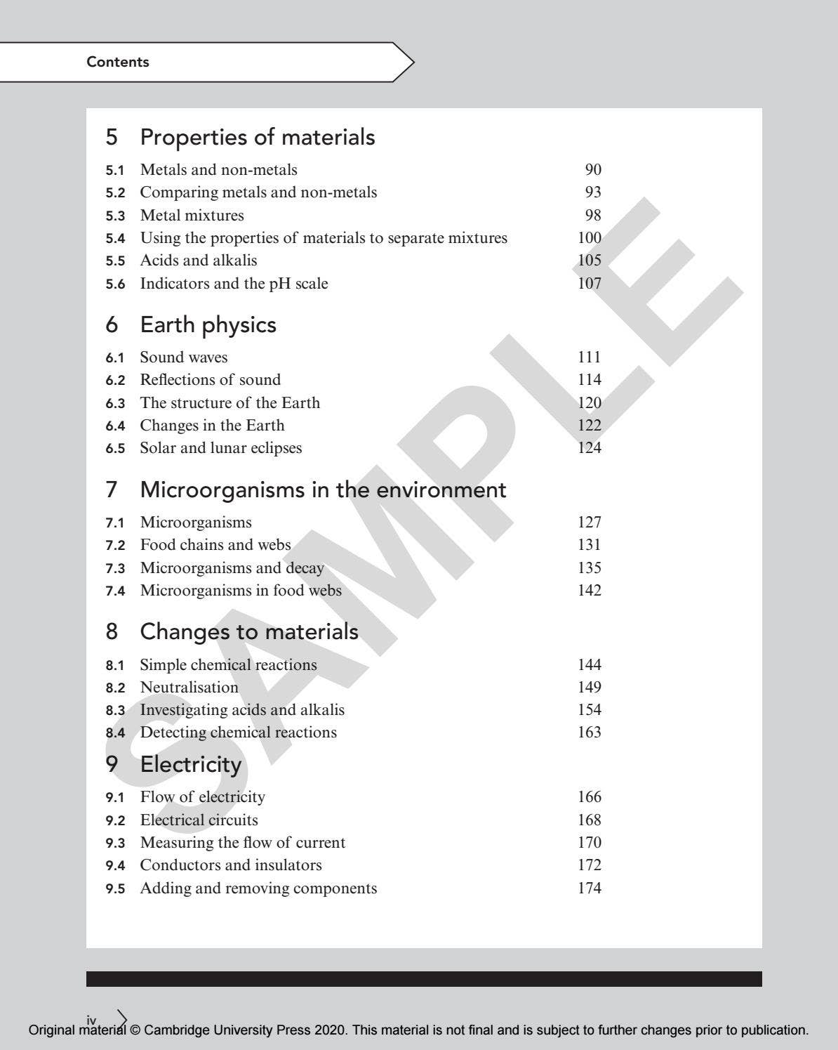 Lower Secondary Science WORKBOOK 7 Sample by Cambridge International ...