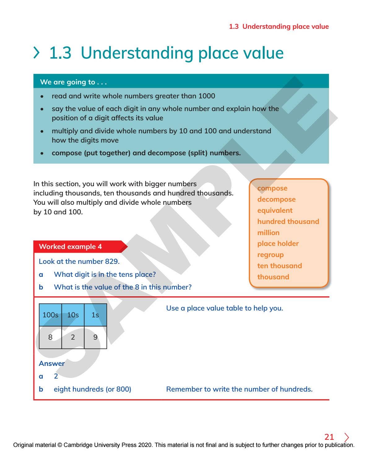 Prior Learning Chapter Book Math Primary Mathematics Learner’s Book 4 Sample by Cambridge International ...