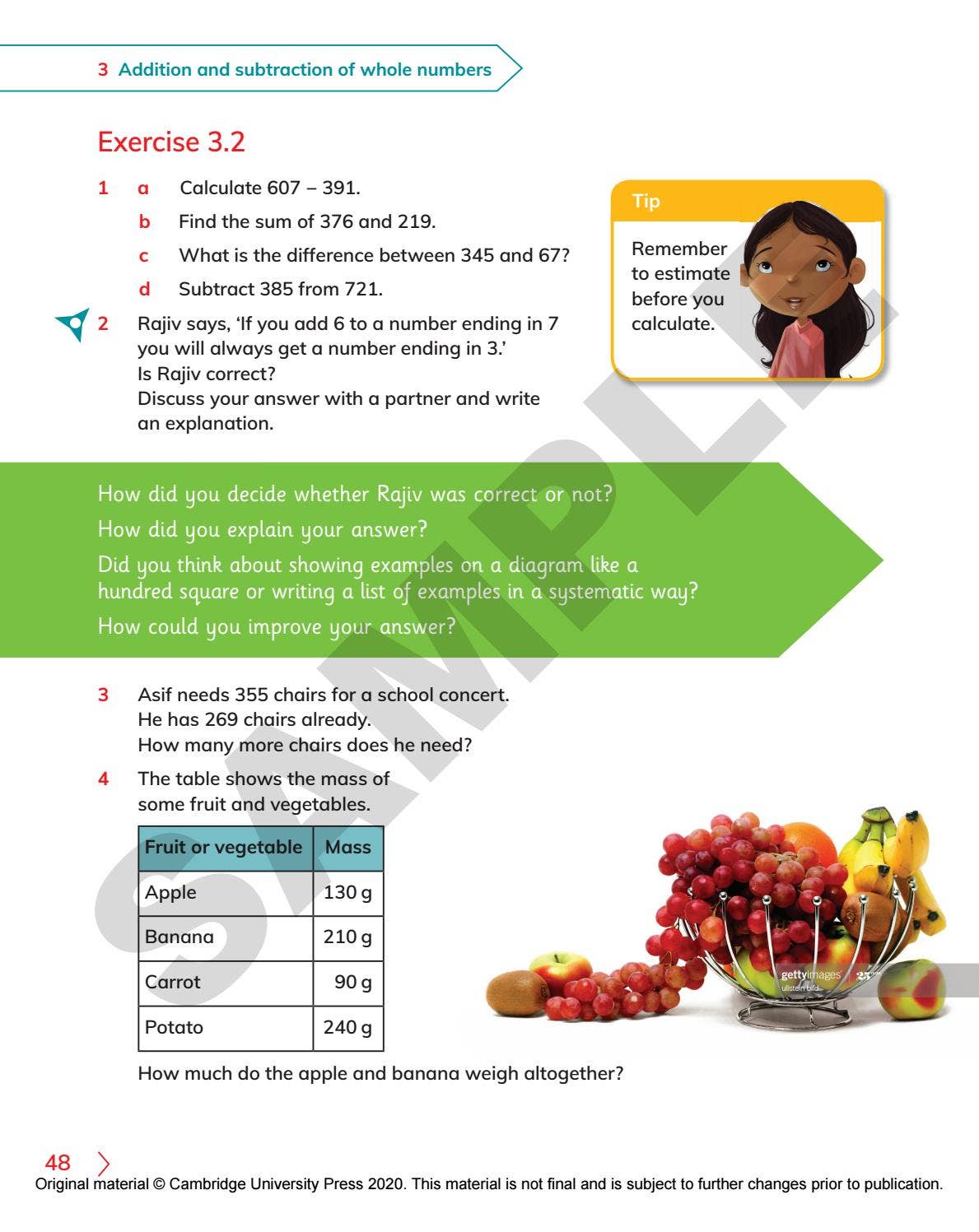 Prior Learning Chapter Book Math Primary Mathematics Learner’s Book 4 Sample by Cambridge International ...
