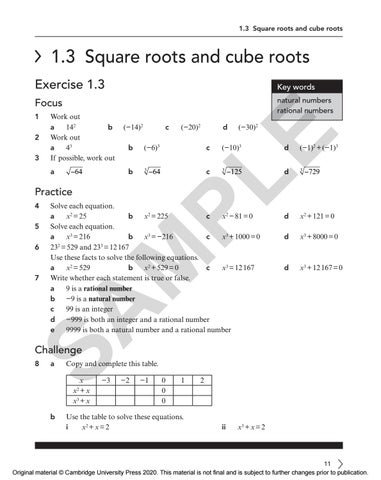 Lower Secondary Mathematics WORKBOOK 8 Sample by Cambridge ...