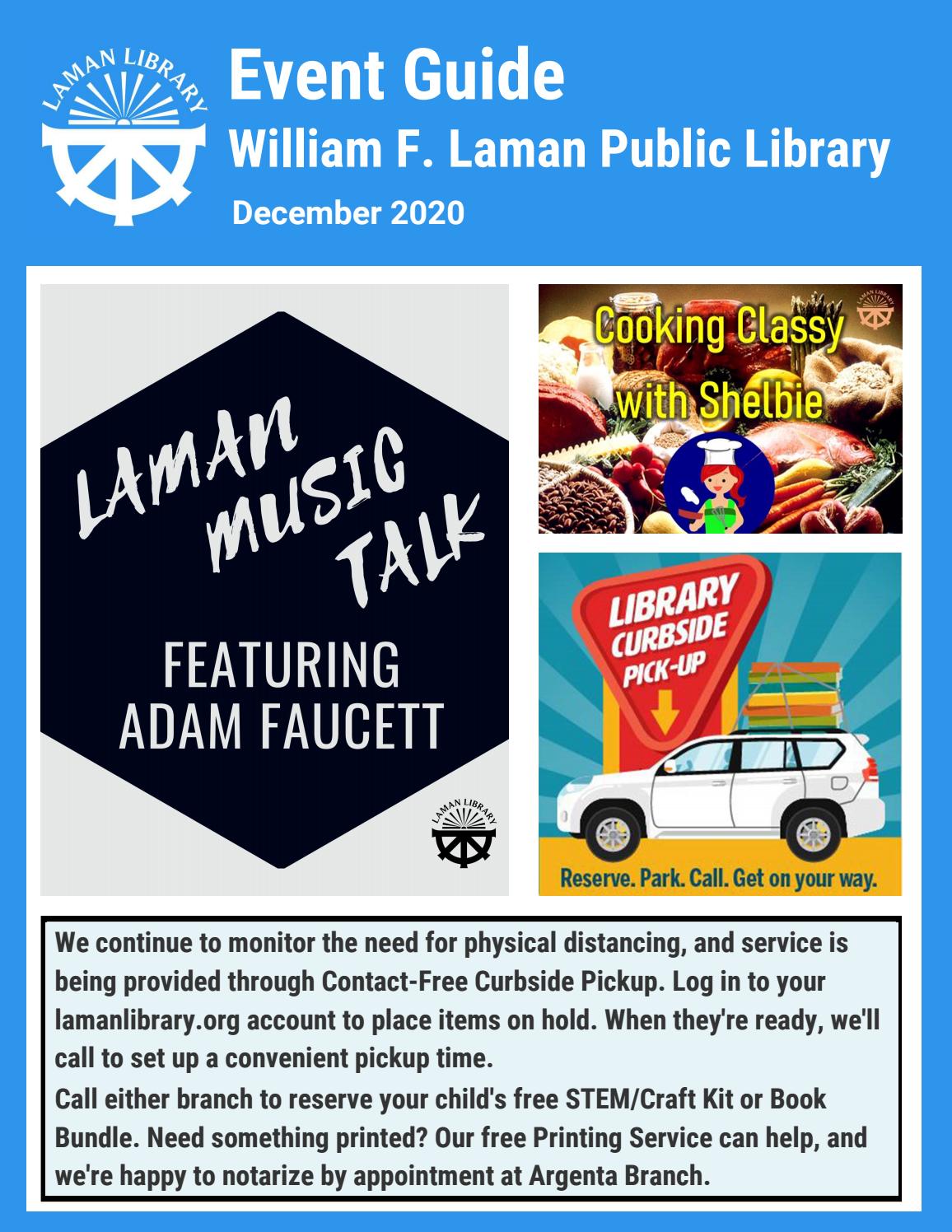 December 2020 Event Guide by lamanlibrary Issuu