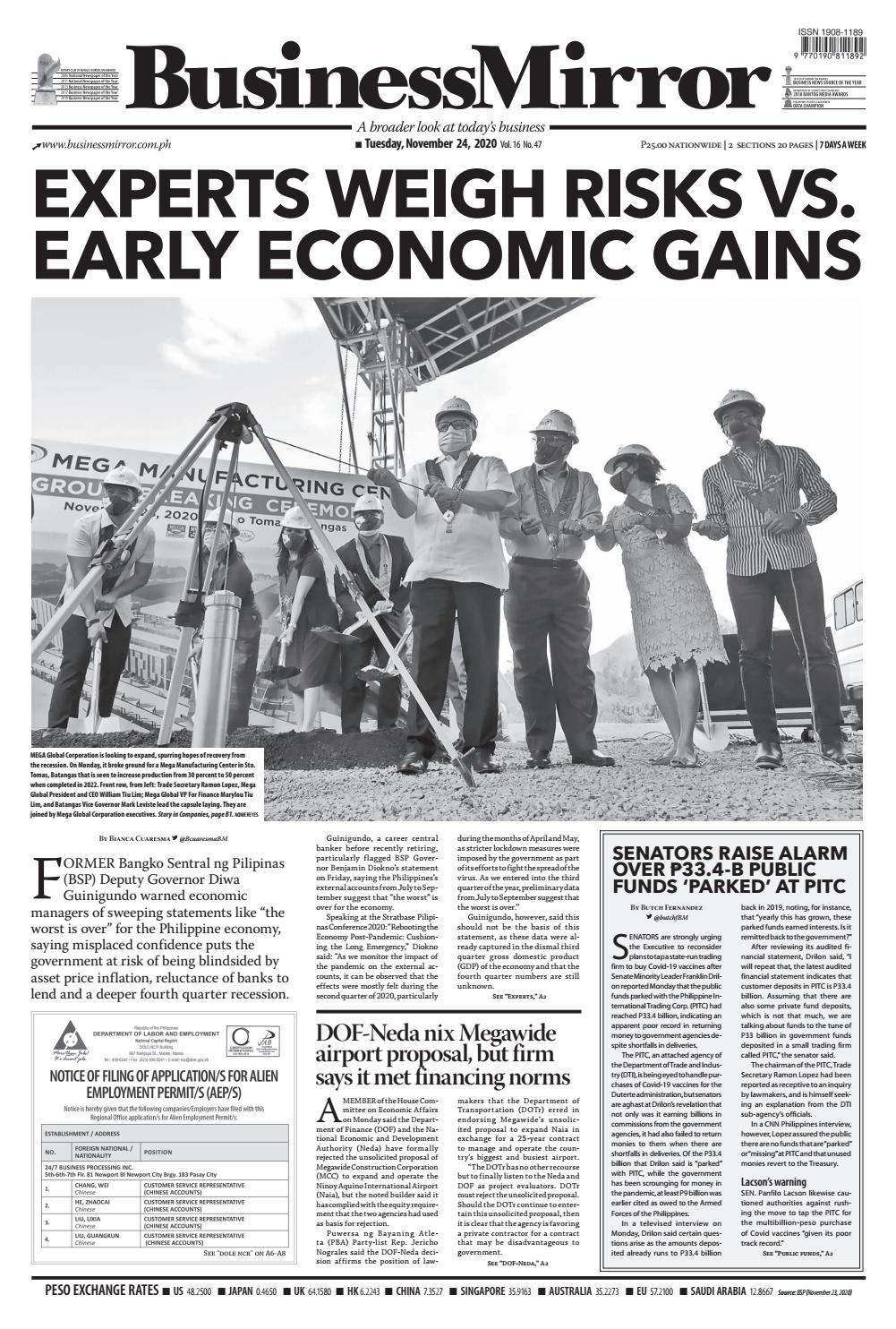 Businessmirror November 24 By Businessmirror Issuu