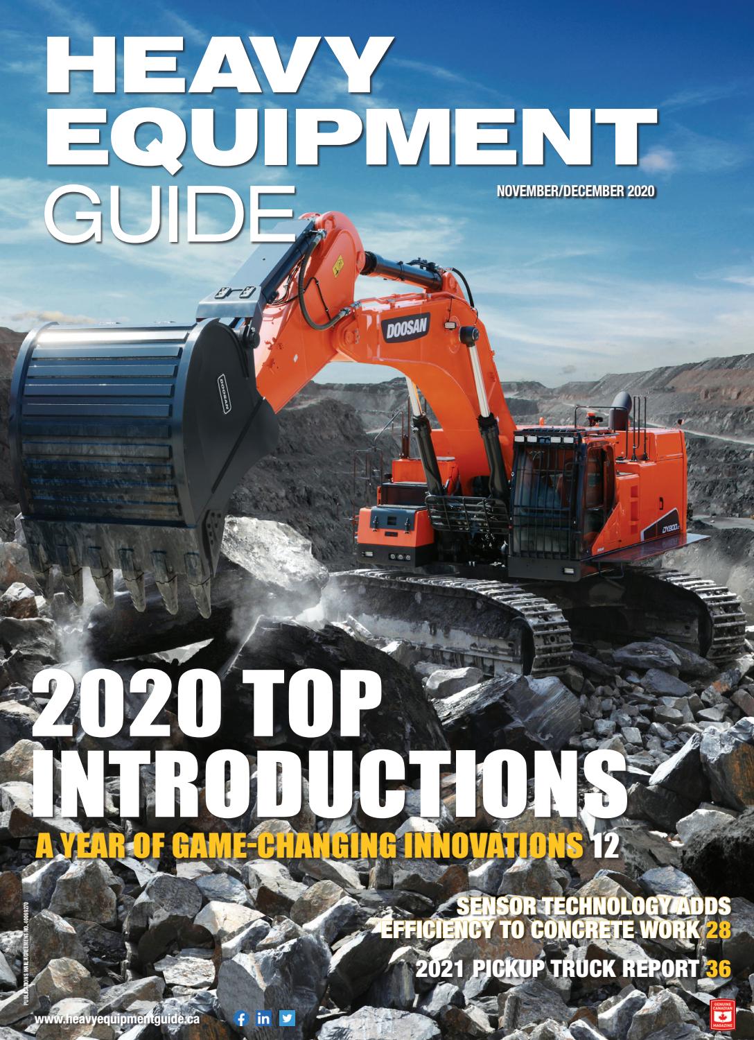 Heavy Equipment Guide November/December 2020, Volume 35, Number 10 by