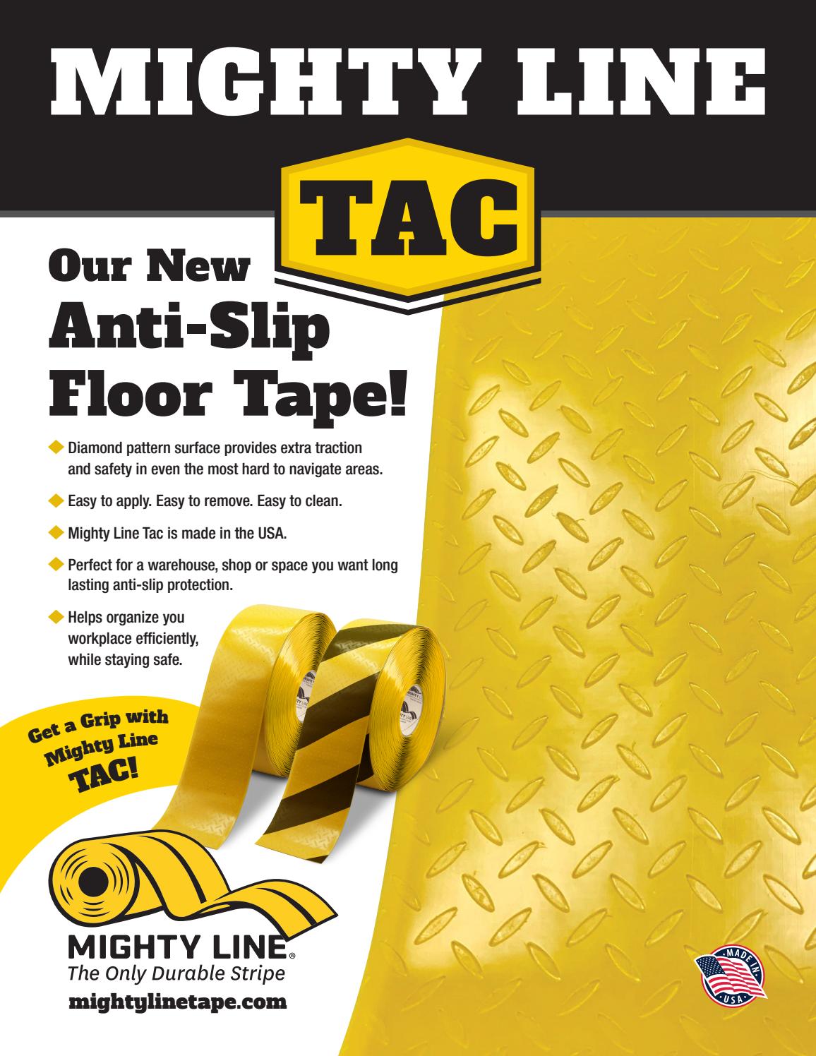 Mighty Line Tac Heavy Duty Anti Slip Floor Tape by Mighty Line Floor