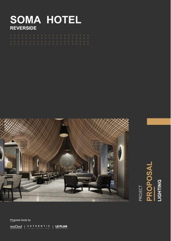 moOod Lighting 灯饰目录 · SOMA 酒店 - 灯饰 PROPOSAL 第 2 页